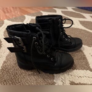 Wonder Nation Black Kids Boots